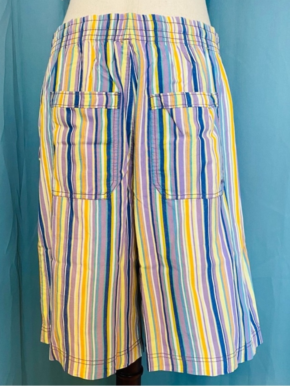 Free People Saylor Poplin Stripe Shorts S - Picture 9 of 14